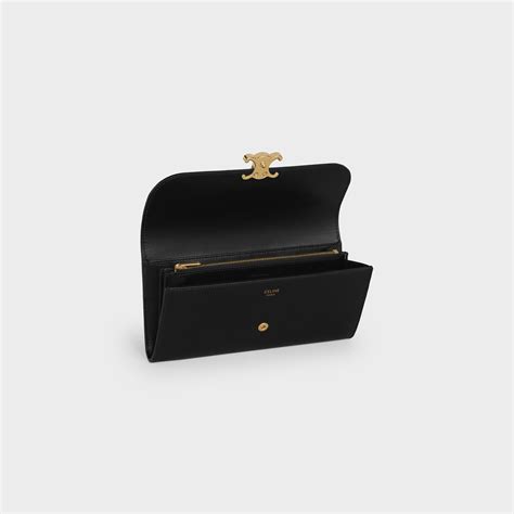 celine large strap wallet|celine small triomphe wallet.